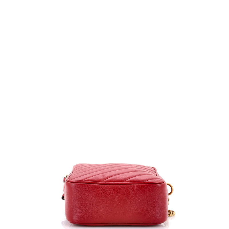 Gg Marmont Double Zip Camera Bag