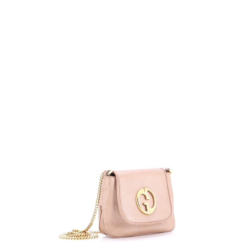 Chain Shoulder Bag Leather Small