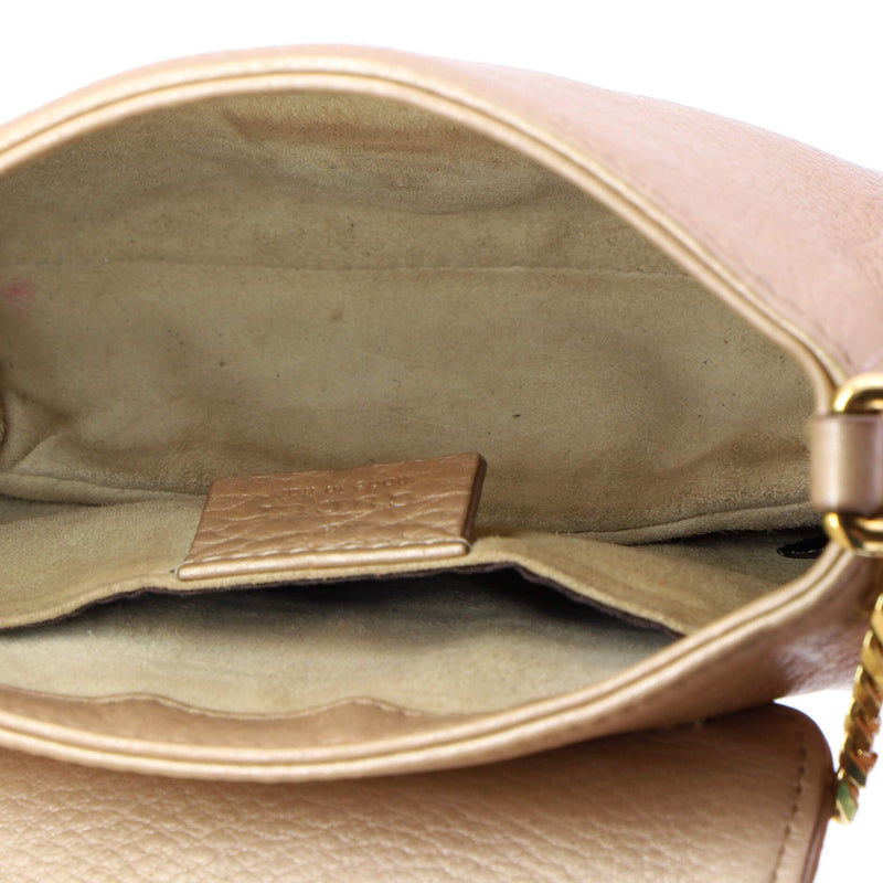 Chain Shoulder Bag Leather Small