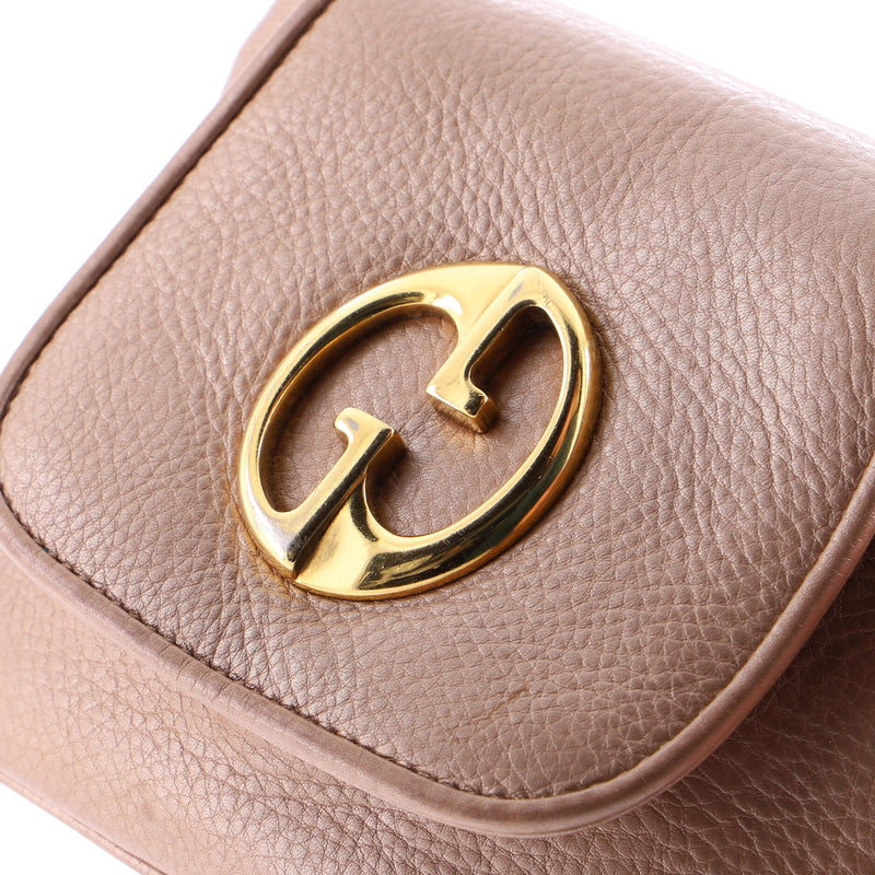 Chain Shoulder Bag Leather Small