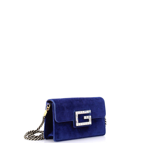 G Broadway Shoulder Bag Velvet With