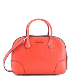 Bright Top Handle Bag Diamante Leather