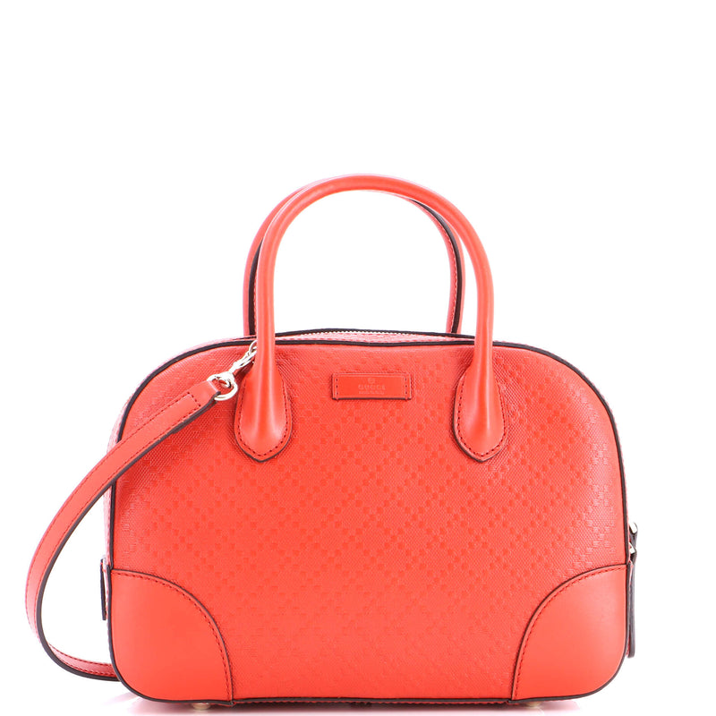 Bright Top Handle Bag Diamante Leather
