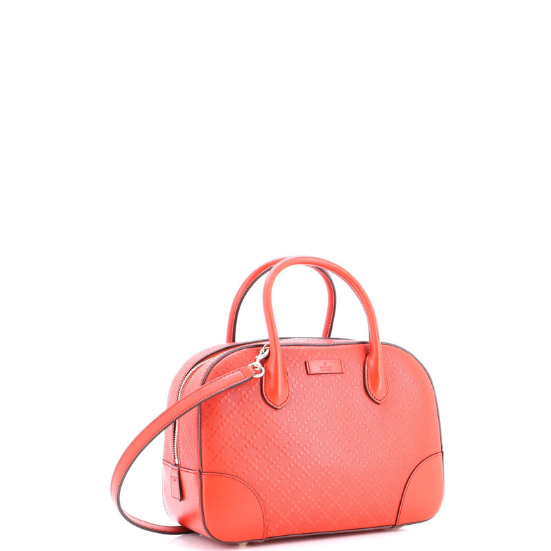 Bright Top Handle Bag Diamante Leather