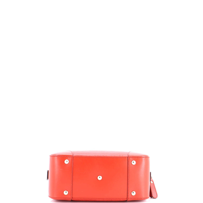 Bright Top Handle Bag Diamante Leather