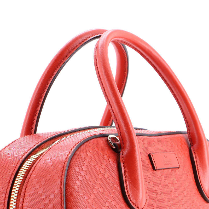 Bright Top Handle Bag Diamante Leather