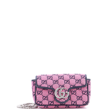 Gg Marmont Flap Bag Diagonal Quilted