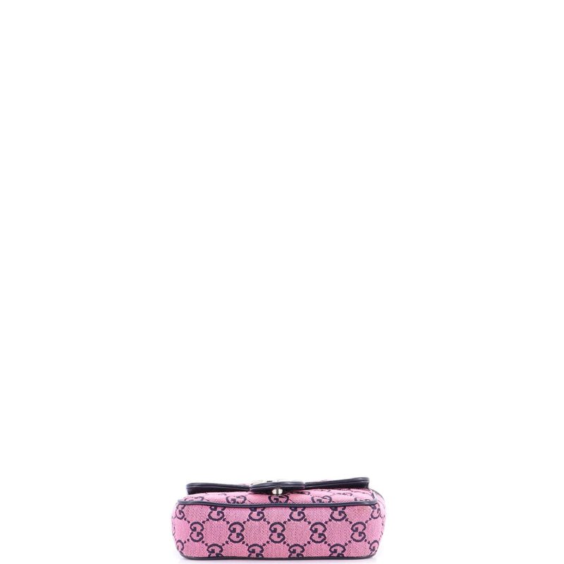 Gg Marmont Flap Bag Diagonal Quilted