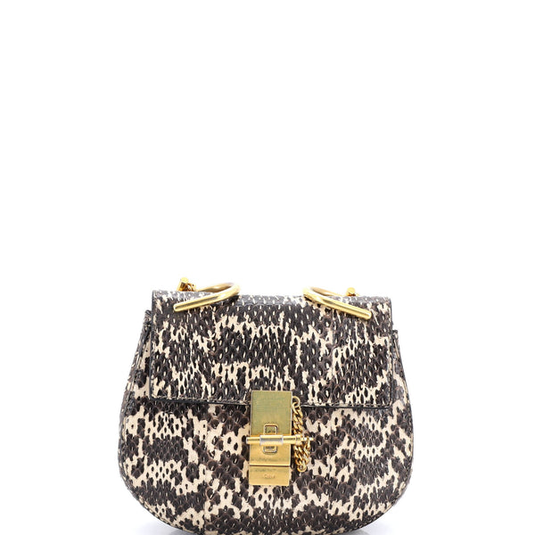 Drew Crossbody Bag Python Mini