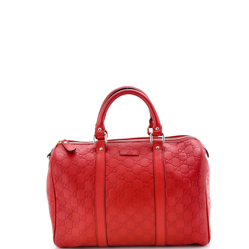 Joy Boston Bag Guccissima Leather Medium