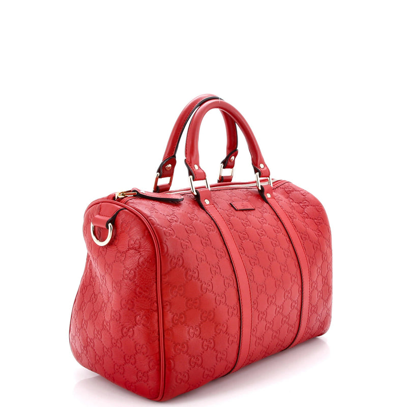 Joy Boston Bag Guccissima Leather Medium