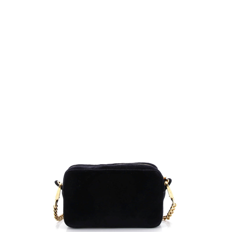 Zip Crossbody Bag Velvet Small