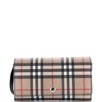 Hannah Wallet On Strap Vintage Check
