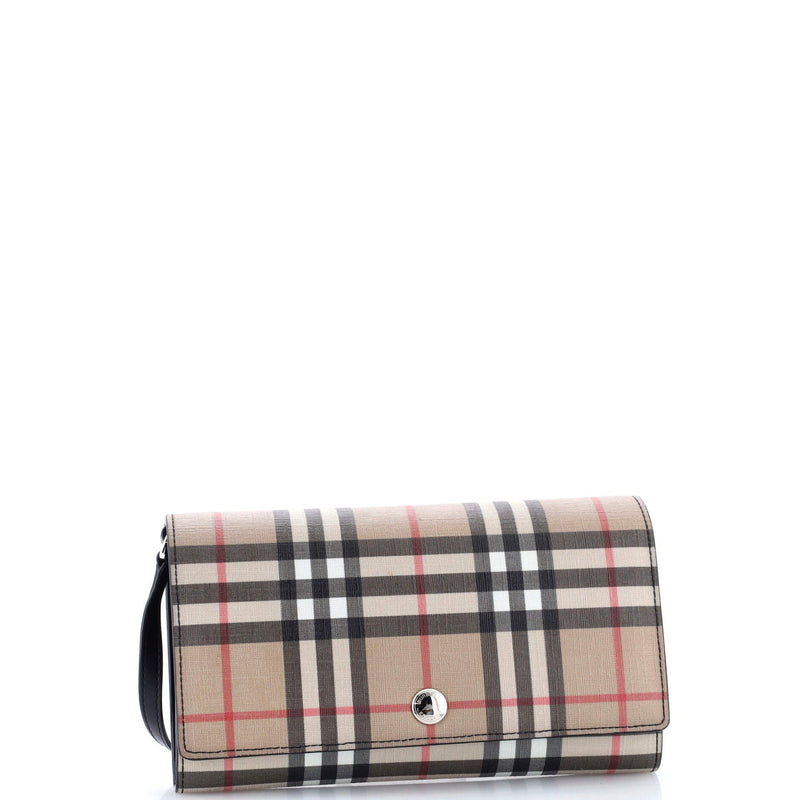 Hannah Wallet On Strap Vintage Check