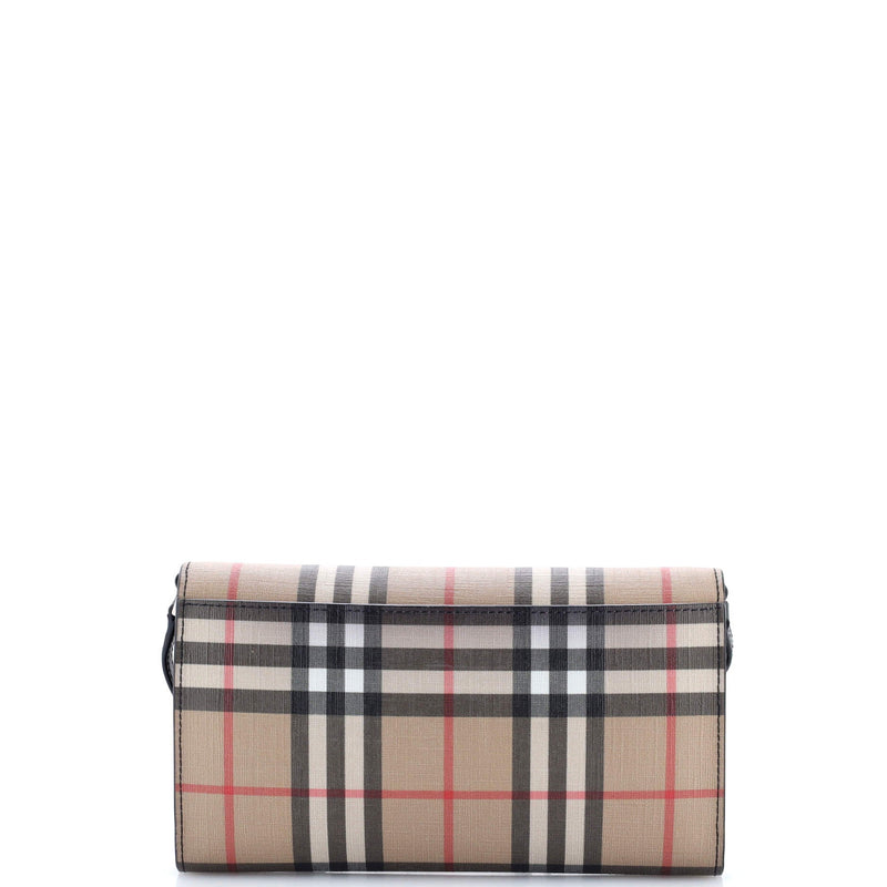 Hannah Wallet On Strap Vintage Check