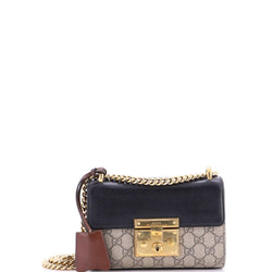 Padlock Shoulder Bag Gg Coated Canvas