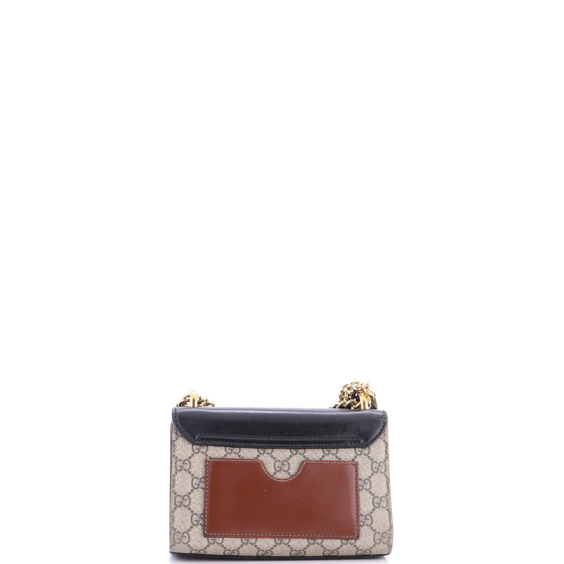 Padlock Shoulder Bag Gg Coated Canvas