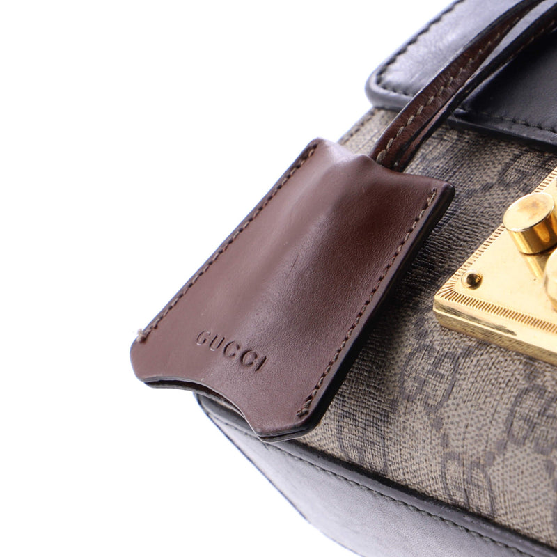 Padlock Shoulder Bag Gg Coated Canvas