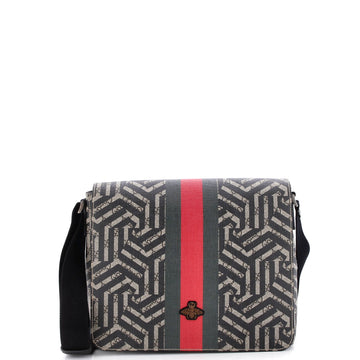 Bee Web Flap Messenger Bag Caleido Gg