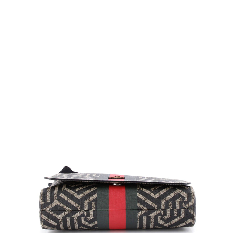 Bee Web Flap Messenger Bag Caleido Gg