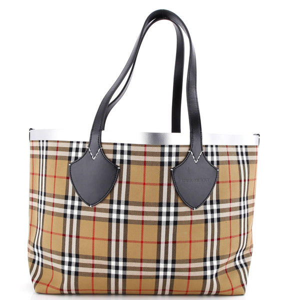 Reversible Giant Tote Vintage Check