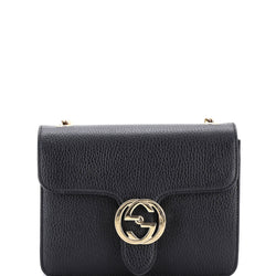 Interlocking Shoulder Bag Leather Small