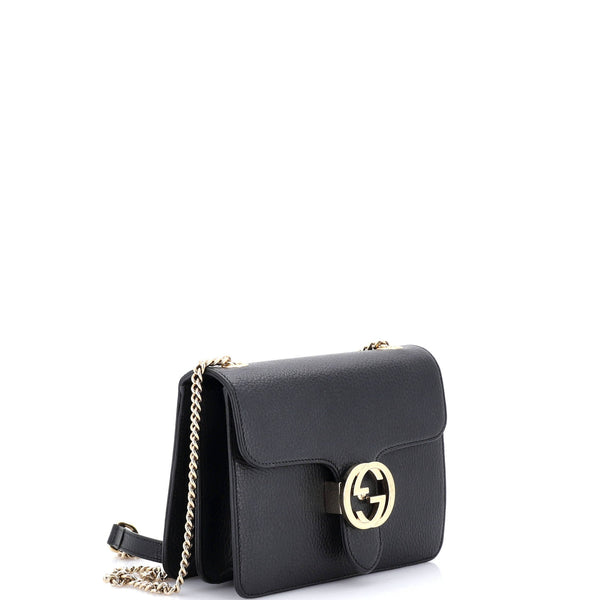 Interlocking Shoulder Bag Leather Small