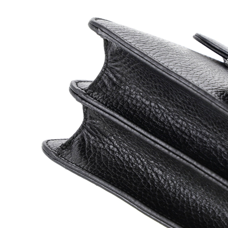 Interlocking Shoulder Bag Leather Small