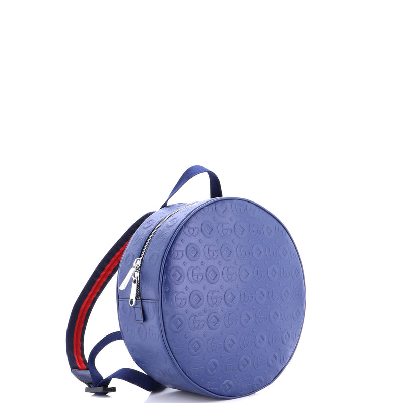 Children's Round Zip Backpack Embossed