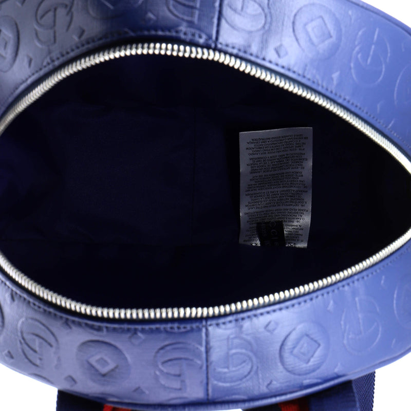 Children's Round Zip Backpack Embossed
