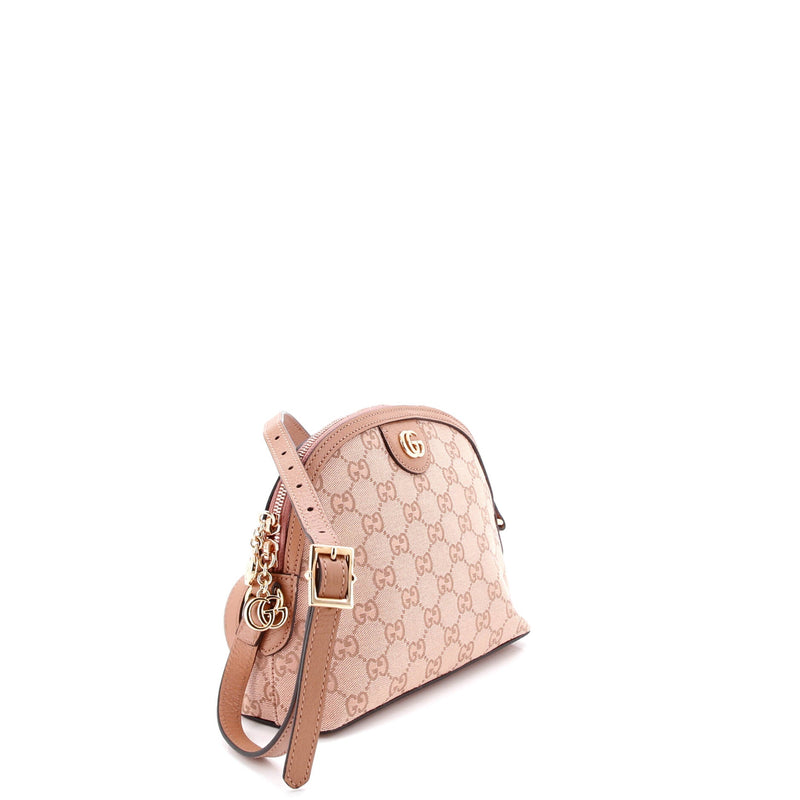 Ophidia Dome Shoulder Bag Gg Canvas