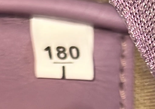 Logo Open Tote Sequined Mesh Large