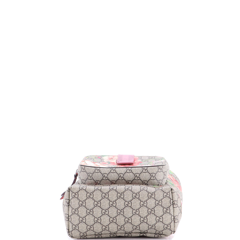 Buckle Backpack Blooms Print Gg Coated