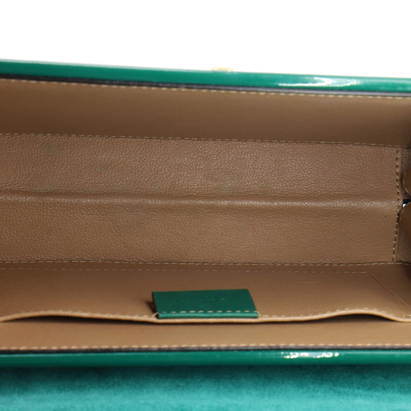 Sylvie Top Handle Bag Patent Mini