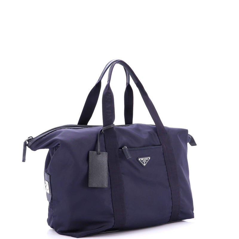 Weekend Duffle Bag Tessuto With Saffiano