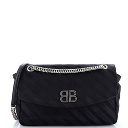 Bb Chain Round Shoulder Bag Jacquard