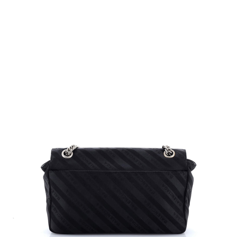 Bb Chain Round Shoulder Bag Jacquard