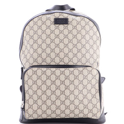 Zip Pocket Backpack Gg Coated Canvas