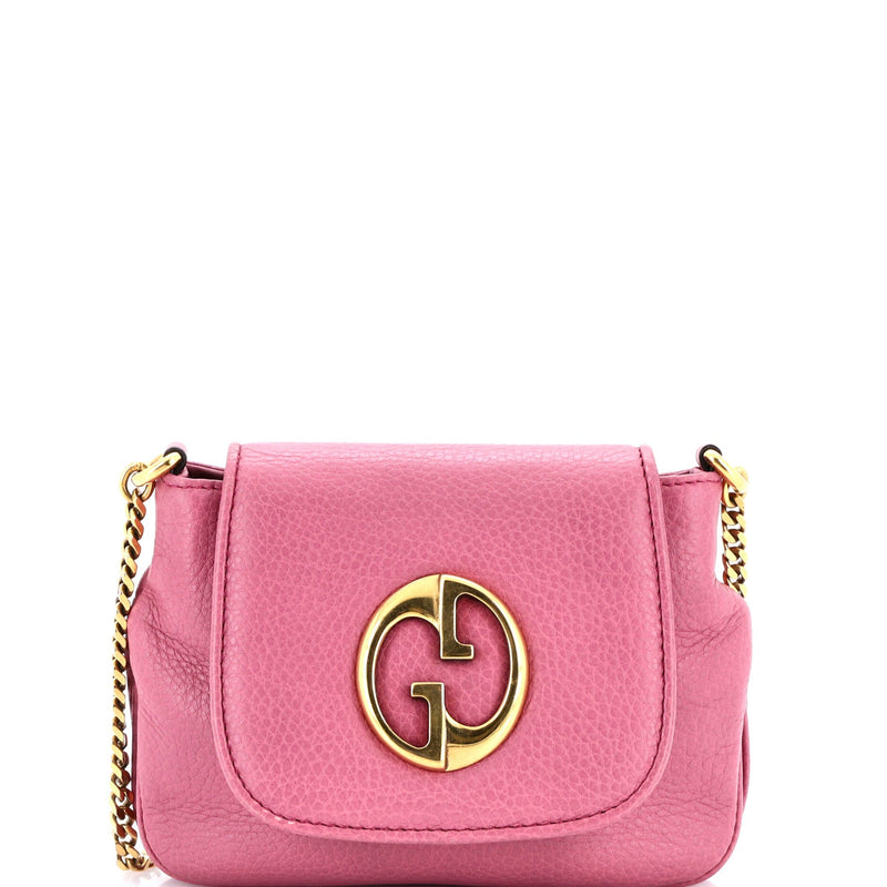Chain Shoulder Bag Leather Small