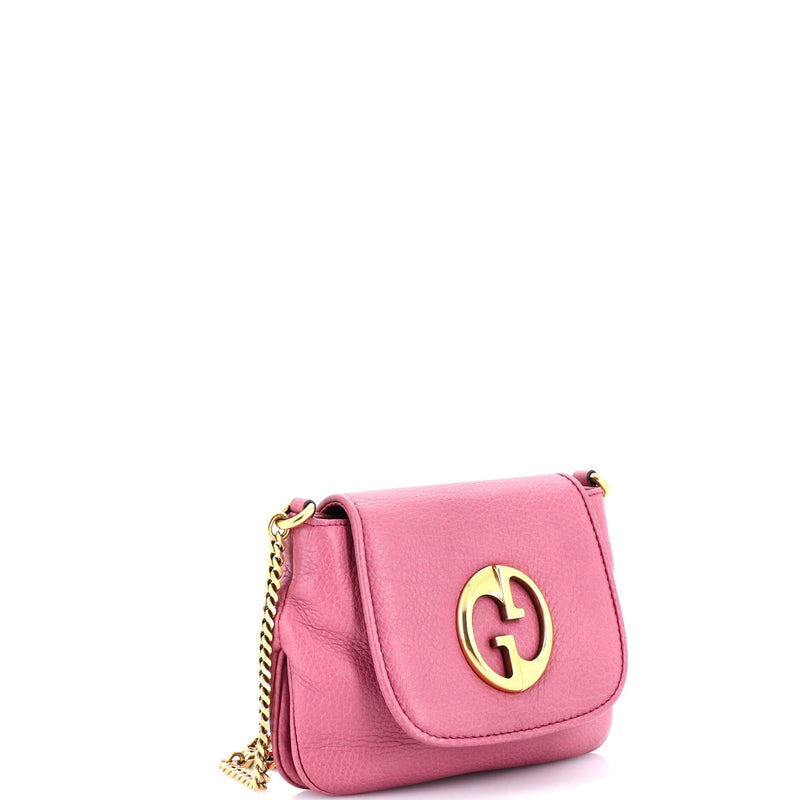 Chain Shoulder Bag Leather Small