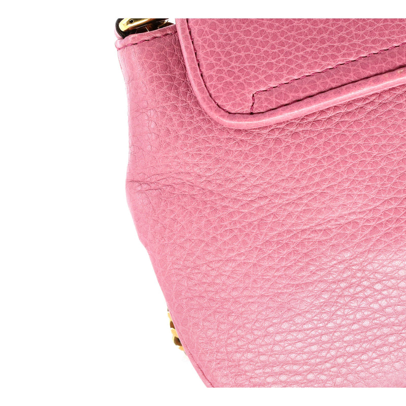 Chain Shoulder Bag Leather Small