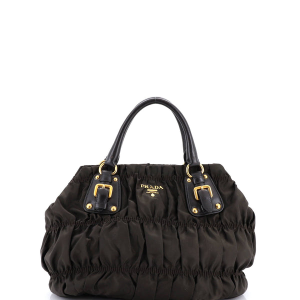 Gaufre Convertible Tote Leather And