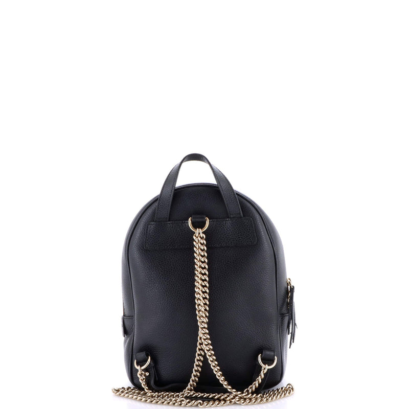 Soho Chain Backpack Leather