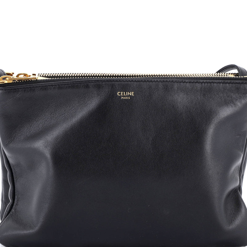 Trio Crossbody Bag Leather Large
