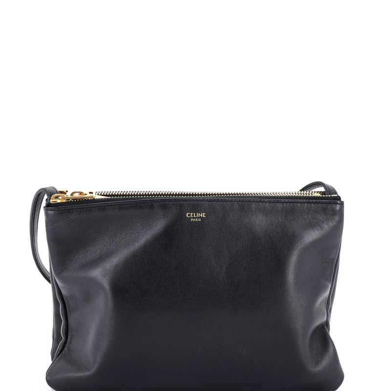 Trio Crossbody Bag Leather Large