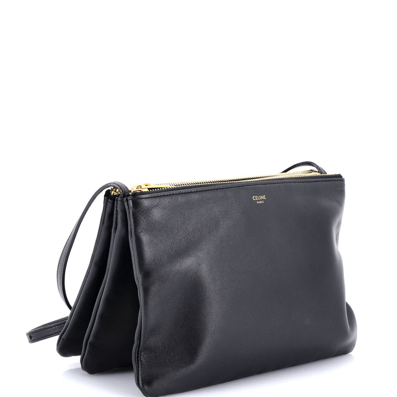 Trio Crossbody Bag Leather Large