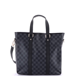 Tadao Handbag Damier Graphite Pm