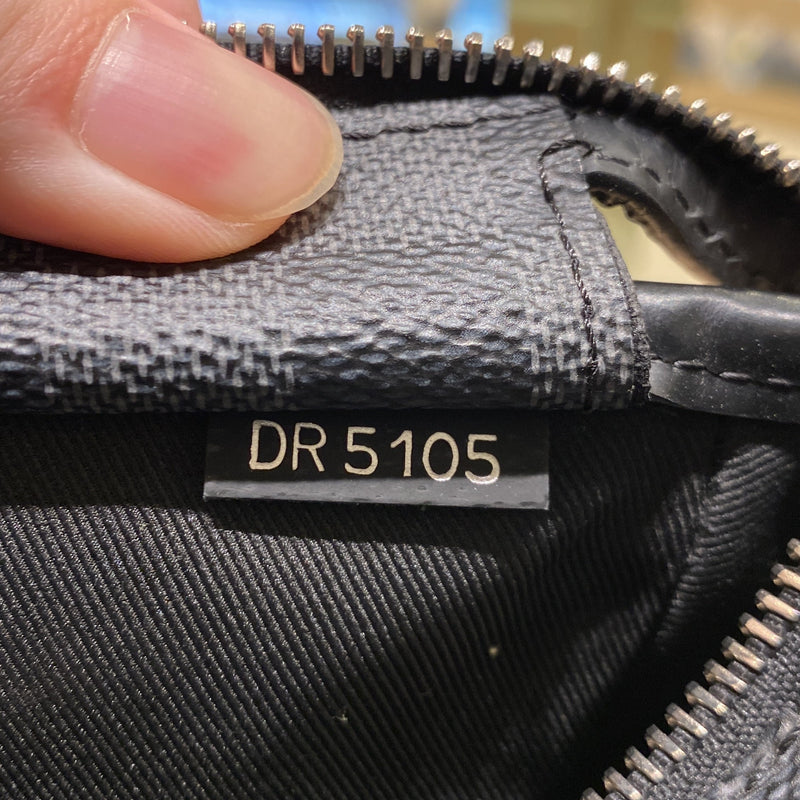 Tadao Handbag Damier Graphite Pm
