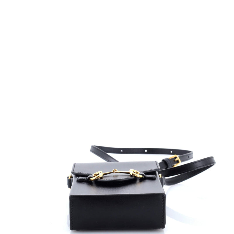 Horsebit Crossbody Bag Leather Mini