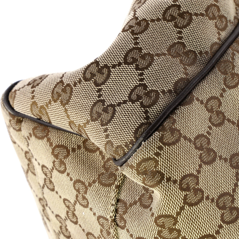 Sukey Tote Gg Canvas With Leather Medium